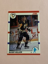 Randy Hillier 1990-91 Score IP Auto Autograph
