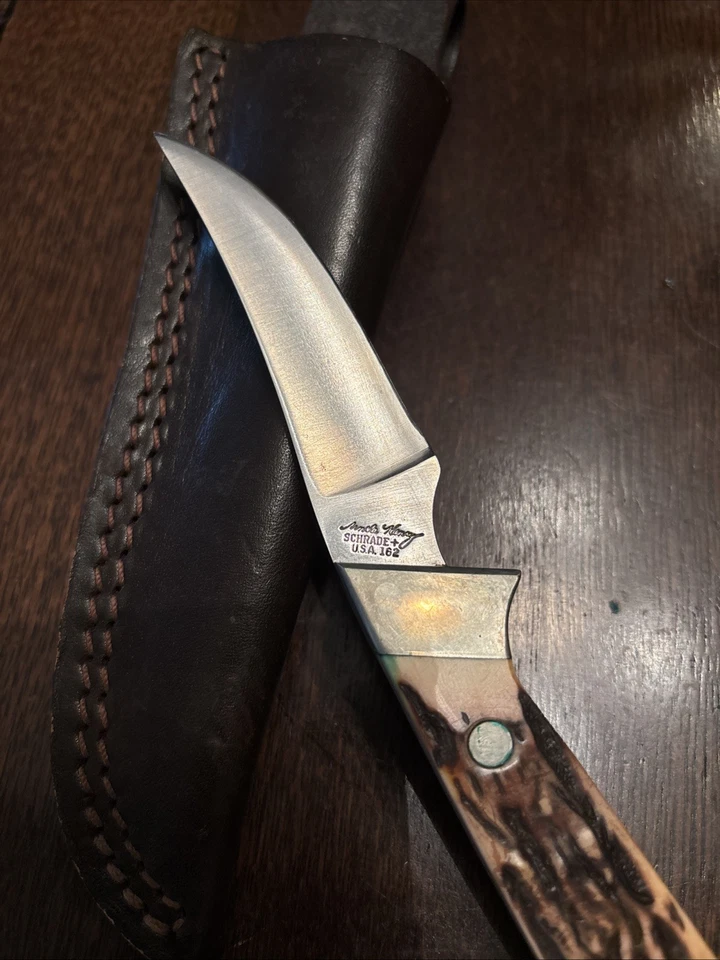 CUCHILLO HOJA FIJA TÍO HENRY/SCHRADE+ WOLVERINE 162-USA🇺🇸 Foto 2 de 4