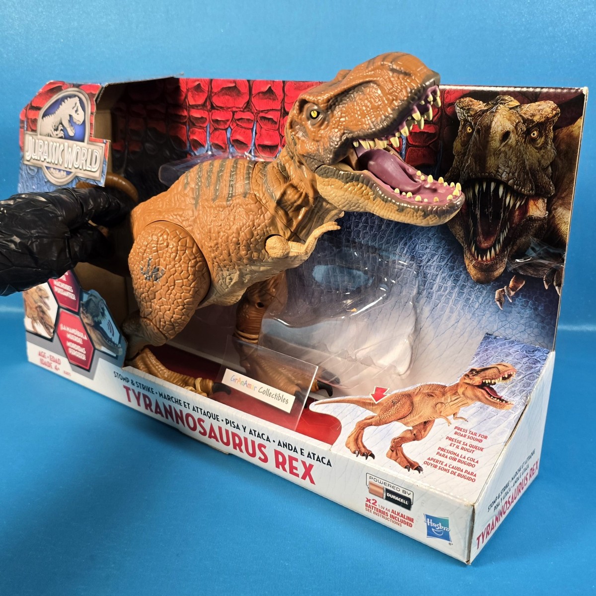 Jurassic World Stomp and Strike T-REX Tyrannosaurus Rex B2875 NEW