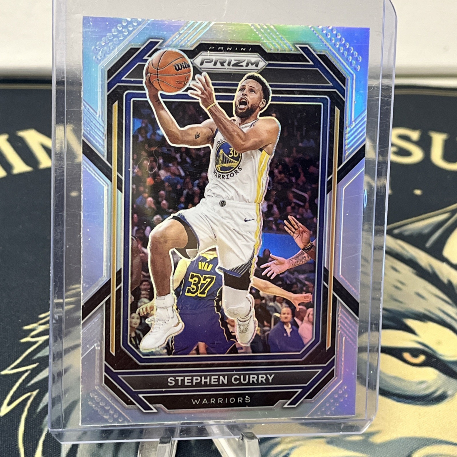 2022-23 Panini Prizm Silver Prizm Steph Curry #101 Golden State Warriors