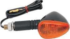 K&S TECHNOLOGIES Marker Lights - Dual Filament - Black/Amber 25-8405