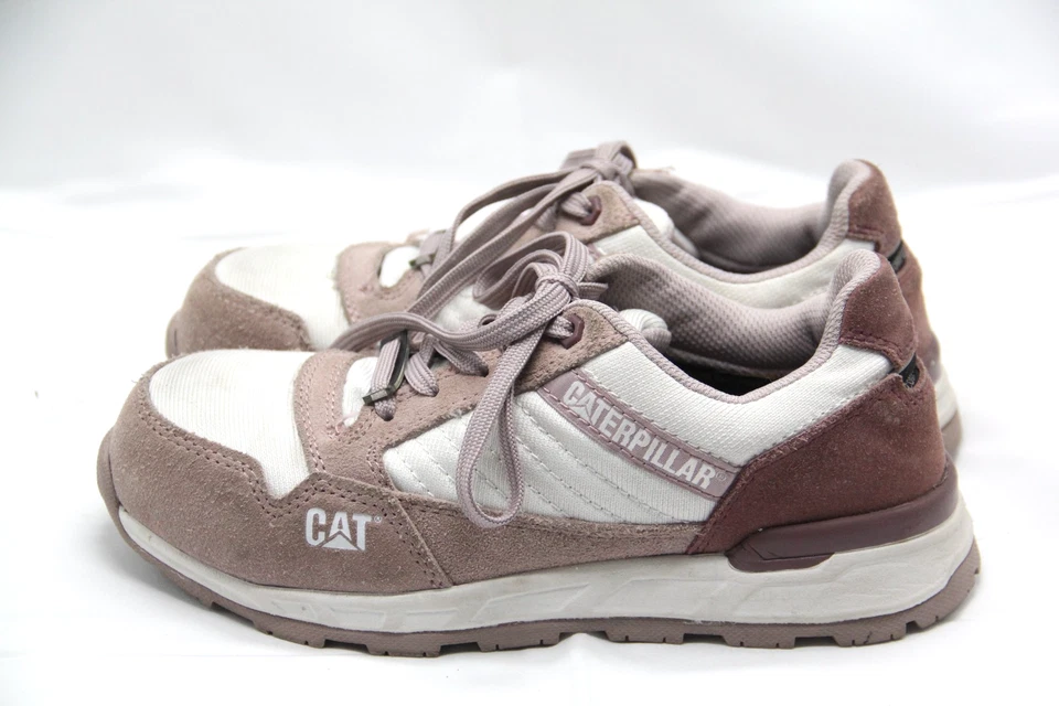 Zapatos de seguridad de trabajo Caterpillar Venward para mujer talla 6 rosa blanco punta compuesta Foto 3 de 4