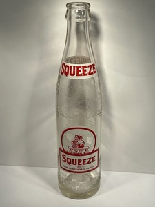 1962 Squeeze Soda Bottle - 10 Fl Ozs Coca-Cola Bottling Co - New Orleans - 1962