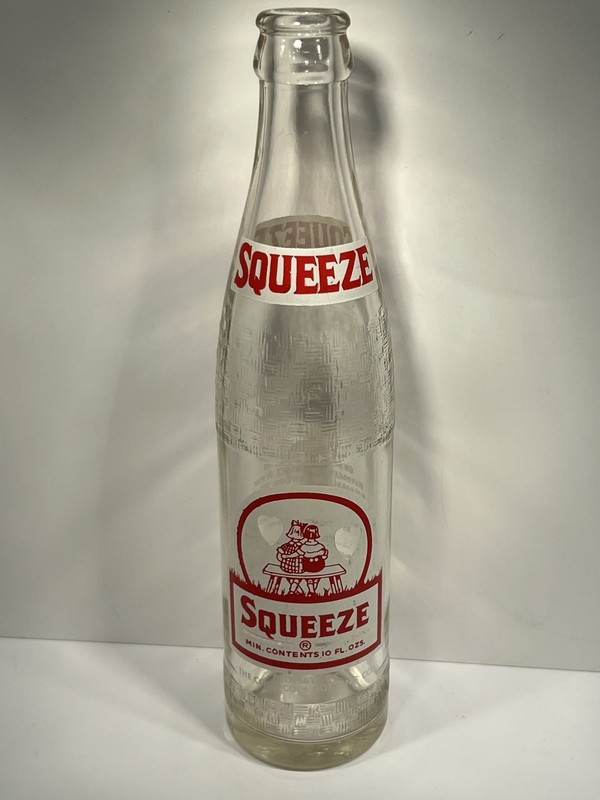 1962 Squeeze Soda Bottle - 10 Fl Ozs Coca-Cola Bottling Co - New Orleans - 1962