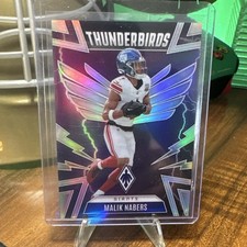 Panini Phoenix 2025 Malik Nabers #39 New York Giants Thunderbirds Insert NFL