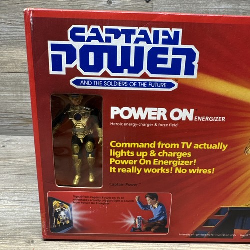 1987 Mattel Captain Power Power On Energizer Playset Complete in Box ...