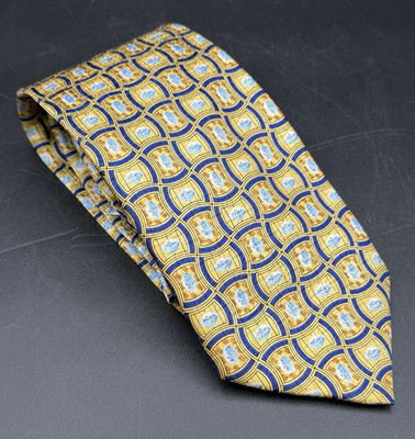 Pfizer Tie VIAGRA For Men Blue Pills Tablets Gold & Blue Silk Necktie