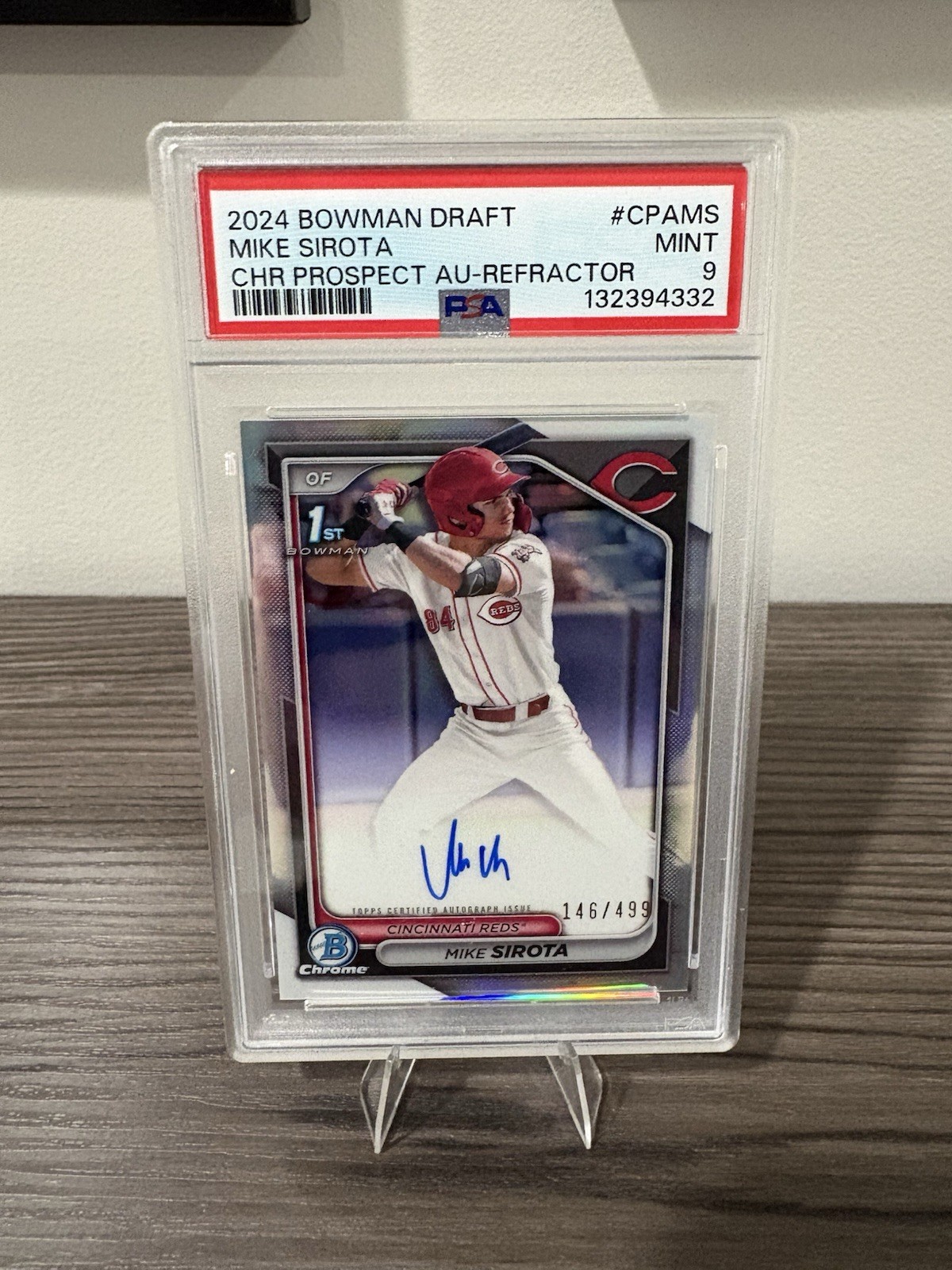 2024 Bowman Chrome 1st Refractor Mike Sirota Auto /499 #CPA-MS Dodgers