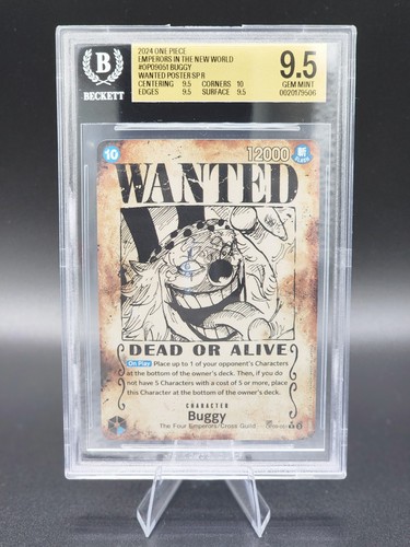 Buggy (Wanted Poster) graded BGS 9.5 for sale on eBay