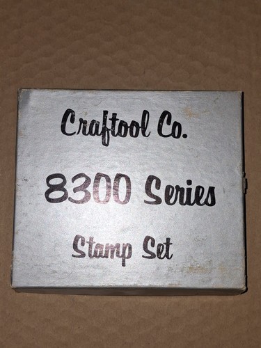 9 Craftool Co USA Leather Retired Discontinued 3 D Stamps, #8300 Series