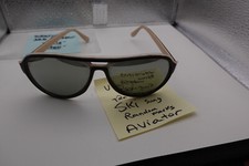 VINTAGE JAPAN AVIATOR SKI SUNGLASSES BROWN TAN 912 RANDOM USE SG 29