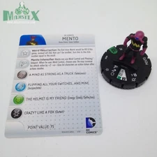 Heroclix World's Finest set Mento #020 Uncommon figure w/card!