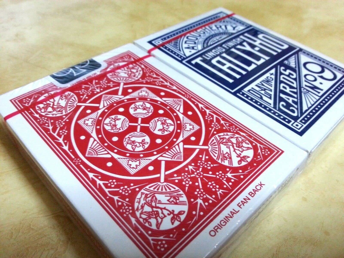 Tally-Ho No. 9 赤・青 トランプ 12個セット Tally-Ho No. 9 赤・青