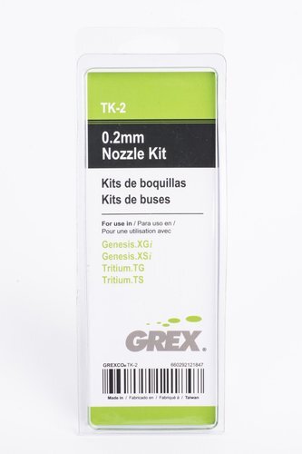 Grex TK-2 Nozzle Conversion Kit 0.2mm Tritium for Genesis.XGi, & XSi airbrushes Grex TK-2 Nozzle Conversion Kit 0.2mm Tritium for Genesis.XGi, & XSi airbrushes