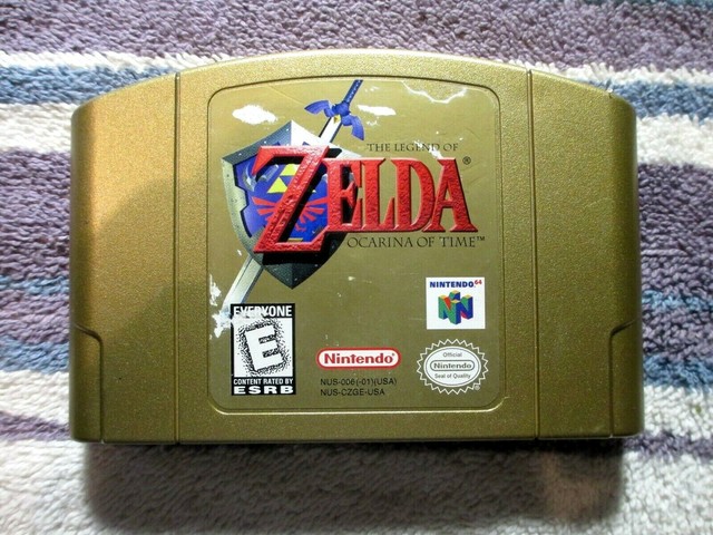 nintendo 64 gold zelda