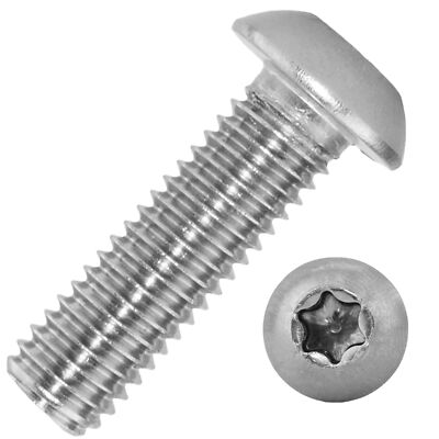 Linsenkopf-Schrauben mit ISR - TORX - TX - ISO 7380 - V2A - M3-M12