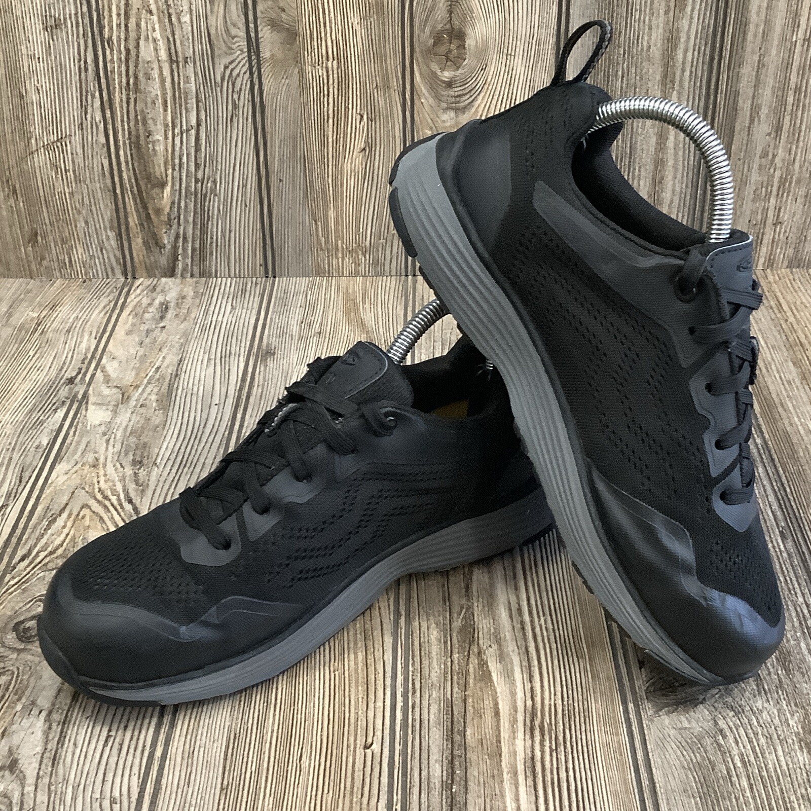 Scarpe sneakers da lavoro KEEN donna Utility Sparta 2 punta morbida maglia nera taglia 8M