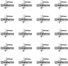 AQUANEAT Aquarium Metal Gang Valves, Air Flow Control Valves, 1 Way Thread Valve