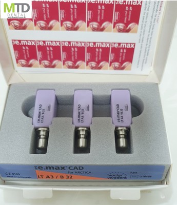 Ivoclar IPS Keramik Blöcke  e.max CAD  KaVo Arctica LT A3 / B32 NEU