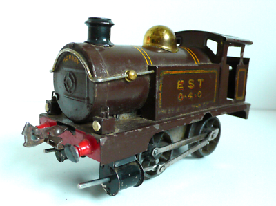 Locomotive Hornby échelle O, Réservoir N°1 50153, Tôle, 17cm, Fonctionne, 1930