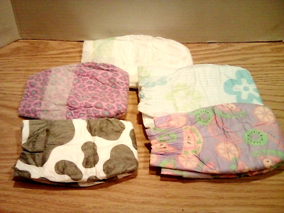 Five Different Reborn Baby Diapers. EXCELLENT 