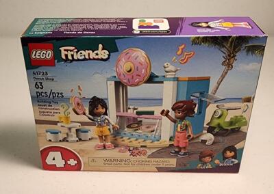 LEGO Friends 41723 Doughnut Shop Building Toy Set 63 pcs Age