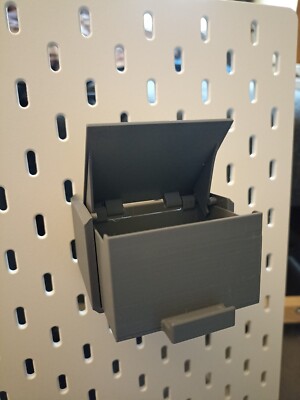 Selbstöffnende Box für Ikea SKADIS Pfahlbrett