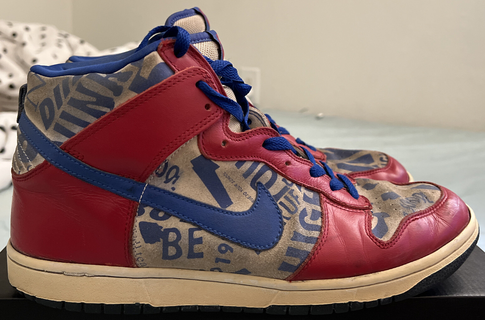 美品　2004年製 NIKE DUNK HIGH　LTD　ＮＥＷＳ　ＰＡＰＥＲ