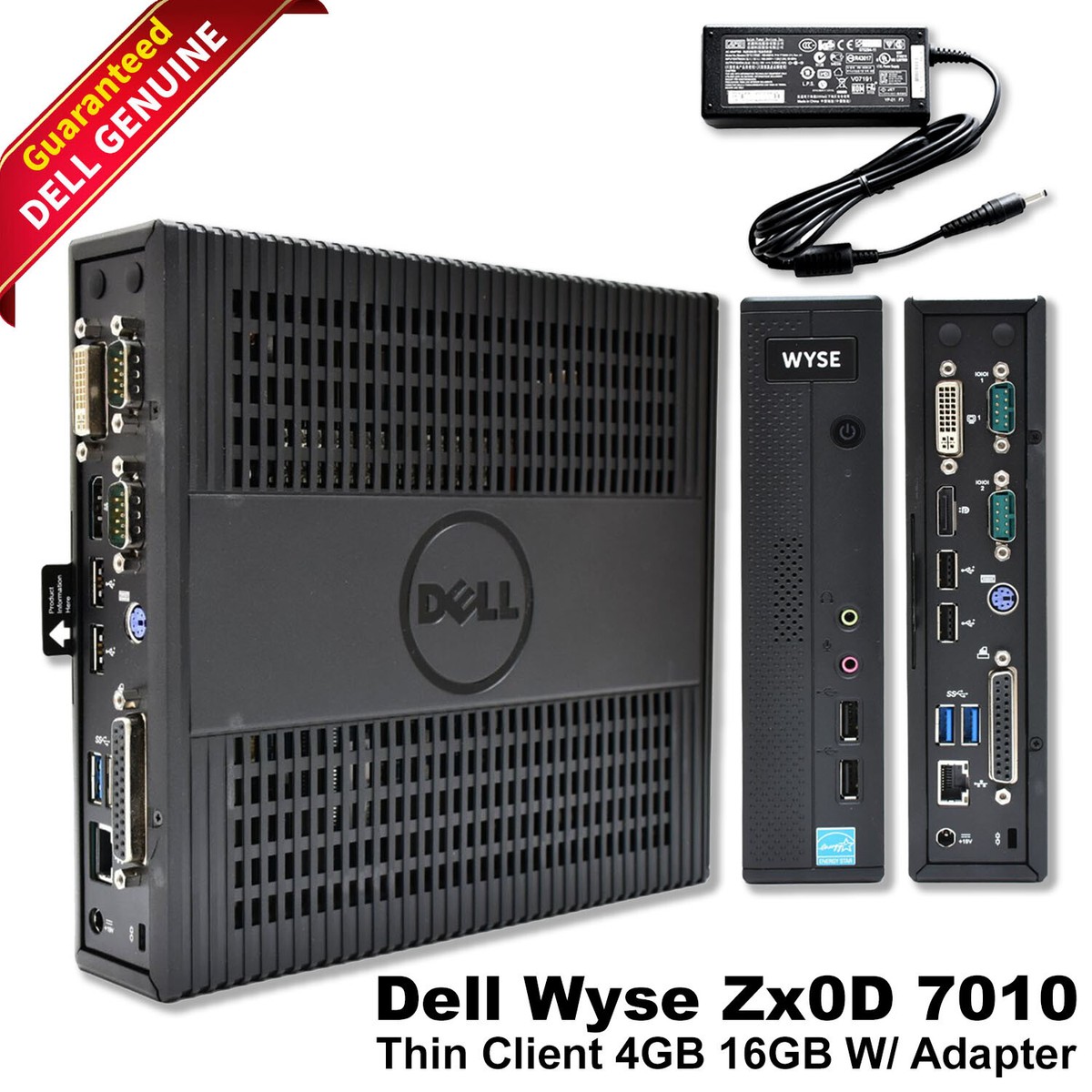 Dell Wyse 7010 Thin Client AMD G-T56N 1.65GHz 4GB 16GB SSD WIFI