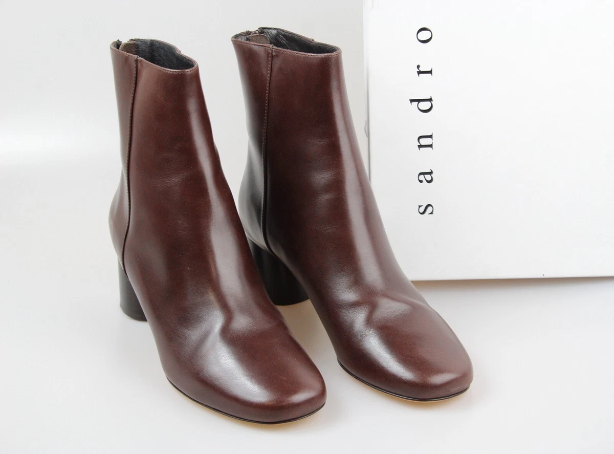 Monki heeled ankle boot in chocolate | ASOS