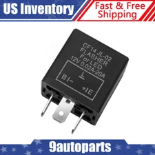3 Pin CF14 JL-02 Car Flasher Relay Fix LED Light Turn Signal Hyper Flash 12V