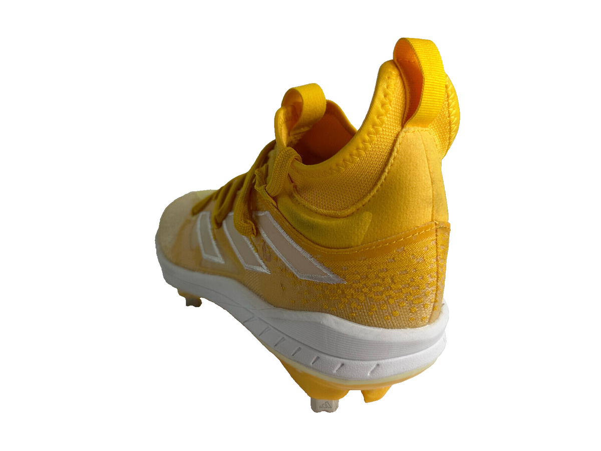 Adidas Adizero Afterburner Baseball Cleats Yellow Mens Size 6.5