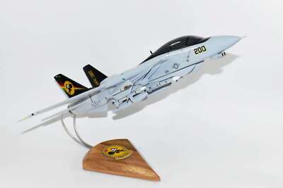 VF-31 Tomcatters 1996 F-14d Tomcat Model, 1/42 (18'') Scale, Mahogany, Navy, Figh