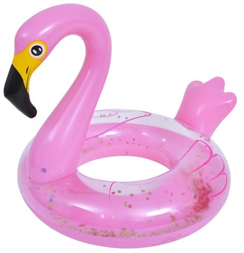 Schwimmring Flamingo Glitter Pool Spiel Aufblasbar Strand Wasser Kinder - Bild 2 von 2