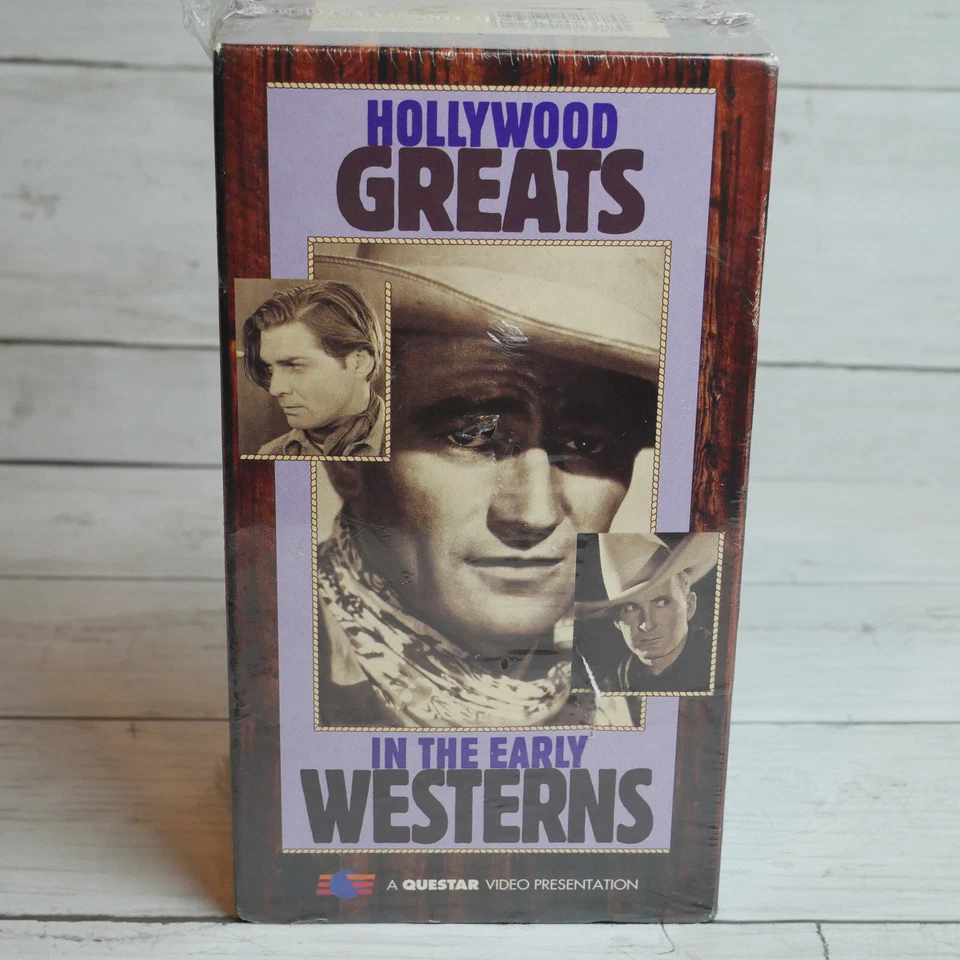 Hollywood Greats in the Early Westerns 3 VHS Set 10 Classic Western Movies NEW - Image 3 of 4