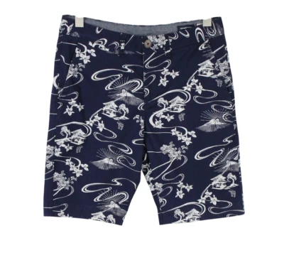 Superdry Hang Loose Short Homme W30 Braguette Zip Surf & Skate Hawaïen Chino - Photo 1/4
