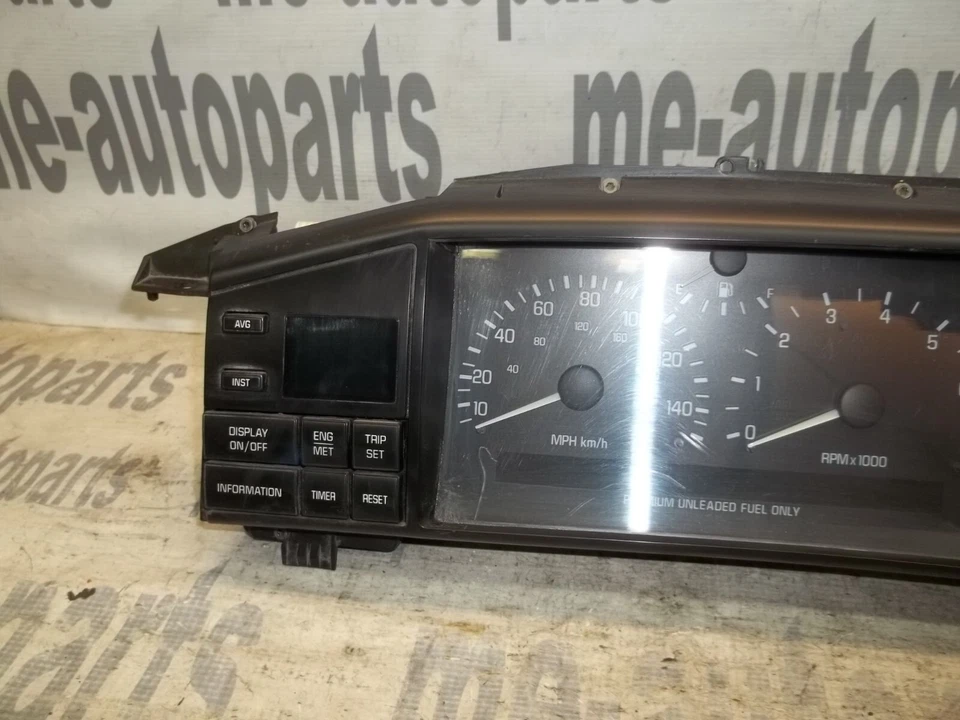 94 CADILLAC ELDORADO SEVILLA INSTRUMENTO VELOCÍMETRO SPEEDO CLUSTER 16200246 OTD Foto 2 de 4