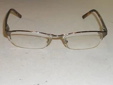 RAY BAN RB6066 2511 50[]17 135 TORTOISE HALF RIMLESS RECTANGULAR EYEGLASS FRAMES