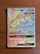 Pokemon Buzzwole GX 115/111 Crimson Invasion Rainbow Secret Rare on eBay