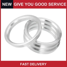 Universal 83-70mm Aluminium Alloy Hub Centric Ring Wheel Bore Spacer Pack of 4