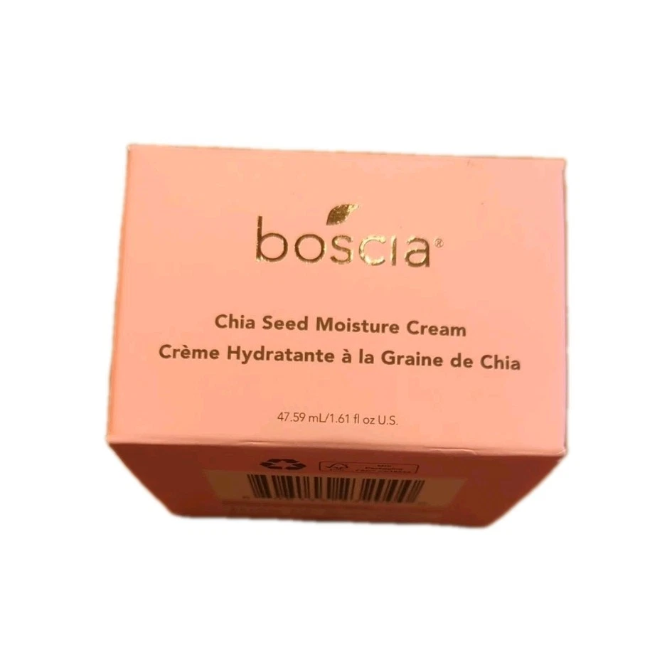 Crema hidratante de semillas de chía Boscia 1,61 oz / 47,59 ml | Nueva caja abierta | Hidratante vegana Foto 2 de 4