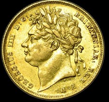 KING GEORGE THE IIII 1824 GOLD SOVEREIGN