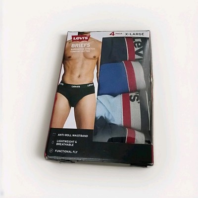 Men's LEVI'S Briefs 4pack -Size X-LARGE