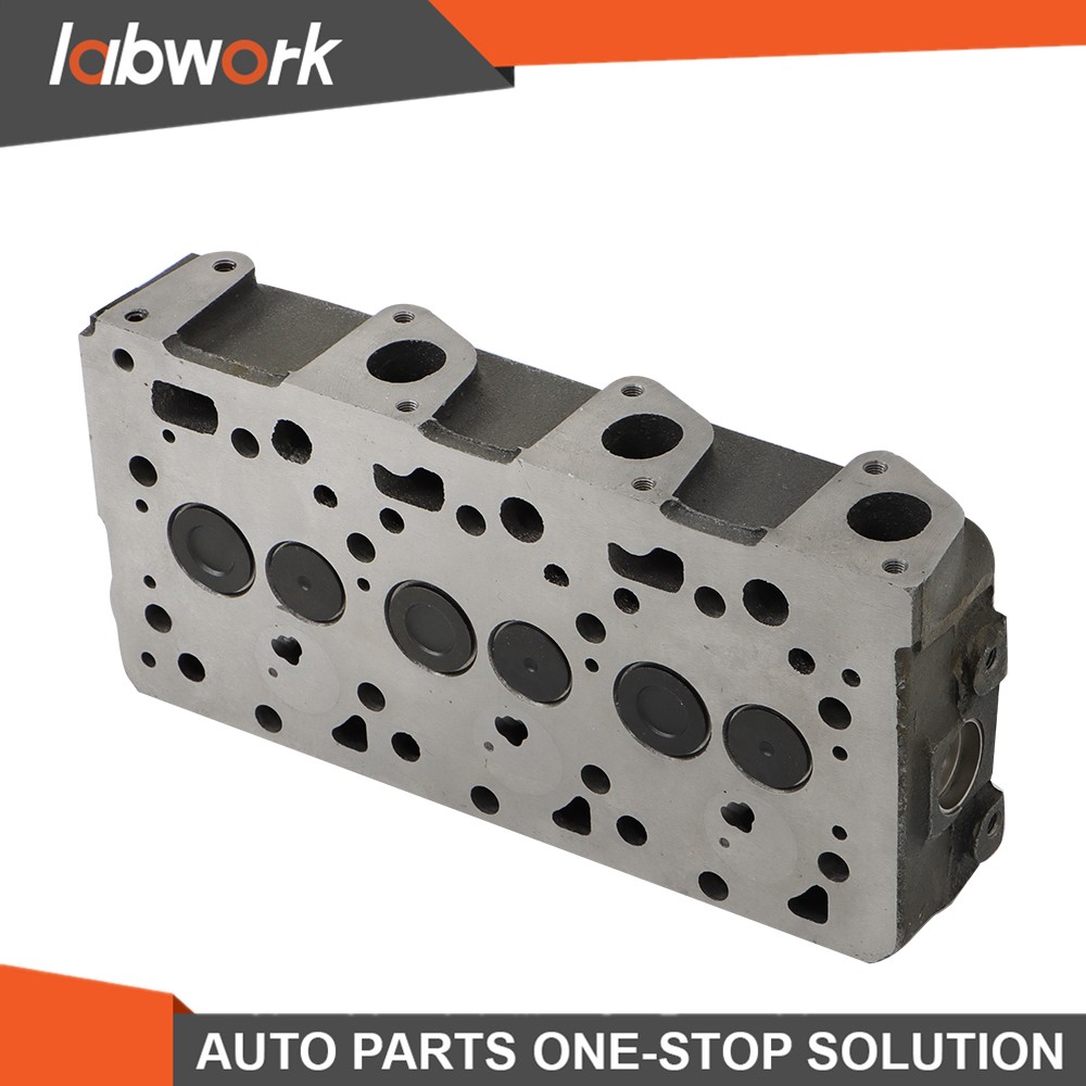 Labwork Complete Cylinder Head w/ Valves Full Gasket Set For Kubota D1005 Engine