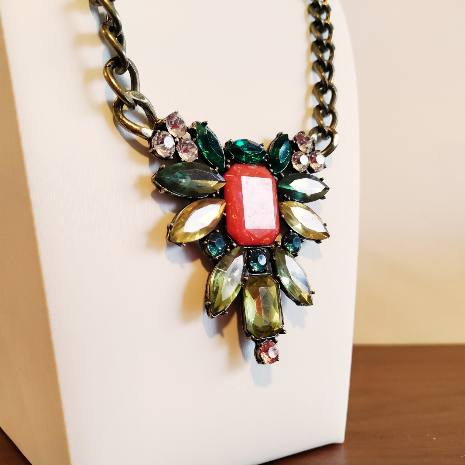 BaubleBar Multicolor Statement Cluster Necklace –… - image 4