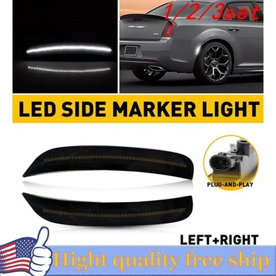 2/4x For Chrysler 300 2015-2023 LED White Rear Side Marker Lights Lamps - EOOK