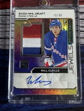 2023-24 UD Black Diamond Jewels of the Draft Auto Patch Will Cuylle /99 #JD-WC
