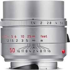 Leica 50mm f/1.4 Summilux-M ASPH Lens, Silver