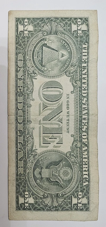 SEPTEMBER 28, 1933 BIRTHDAY ANNIVERSARY ONE DOLLAR FANCY NOTE  SN A 09281933 C - Image 4 of 4