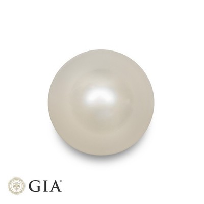 GIA & GPTD Certified VENEZUELA Pearl 2.61 Ct. Natural Untreated BUTTON Rare Find